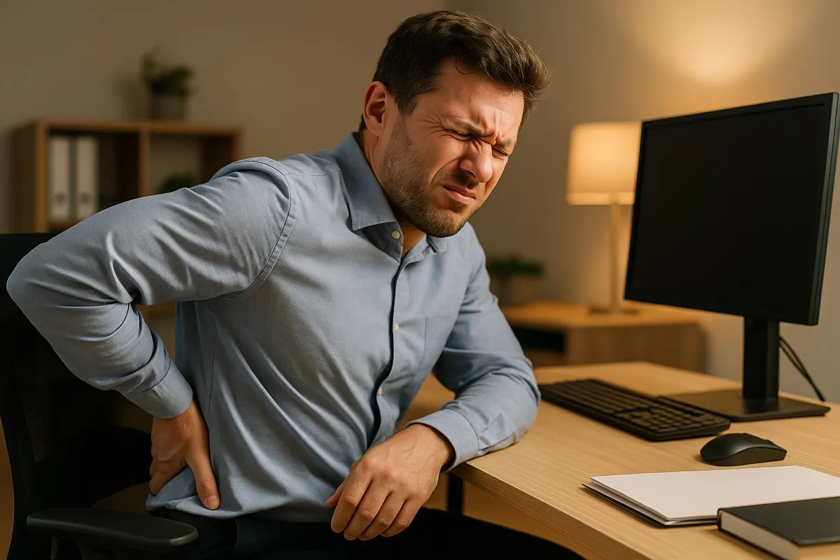 Person with lower back pain needing sciatica treatment Elizabeth NJ